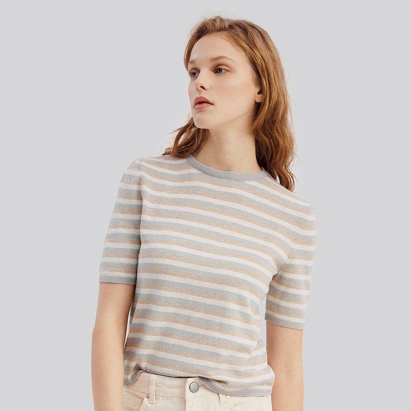 Cashmere Knit Tee